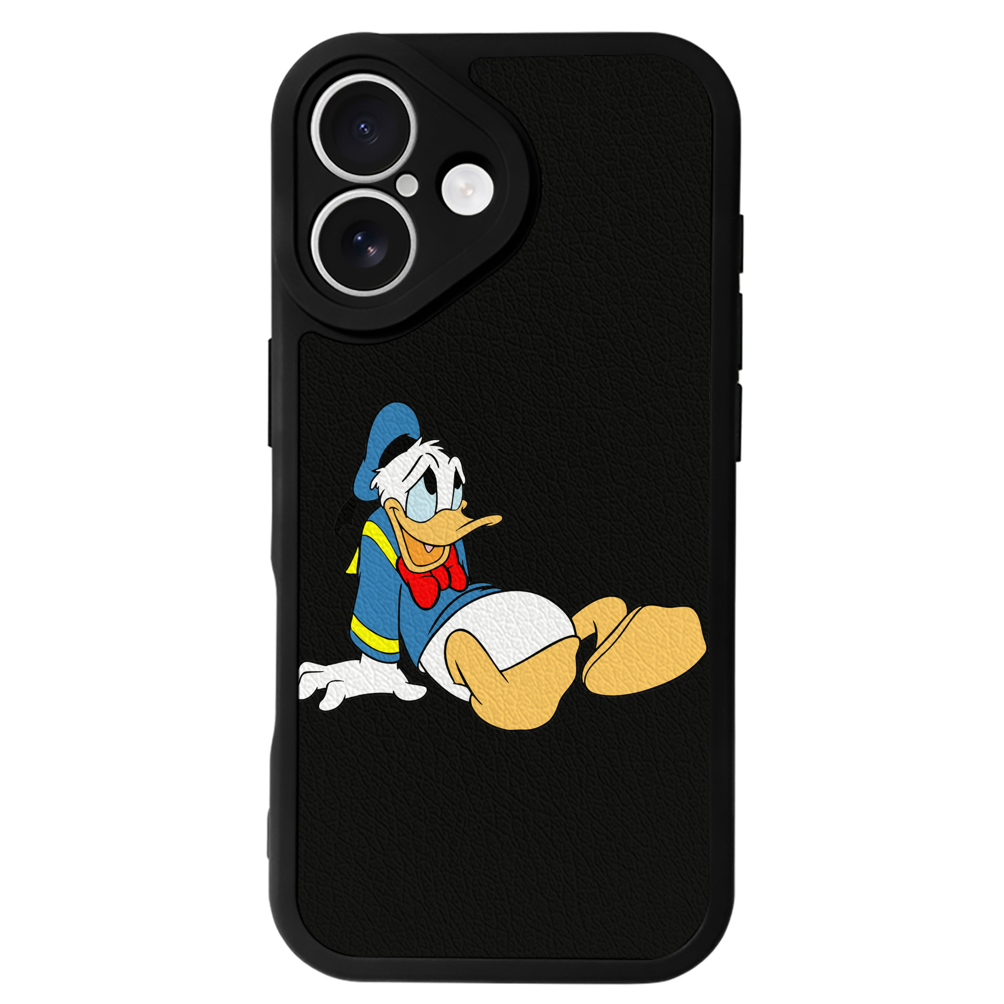 （画像用） ミッキーマウス Mickey Mouse 【iPhone 16シリーズ対応】シリコンスマホケース（レザー調） 材質：シリコン